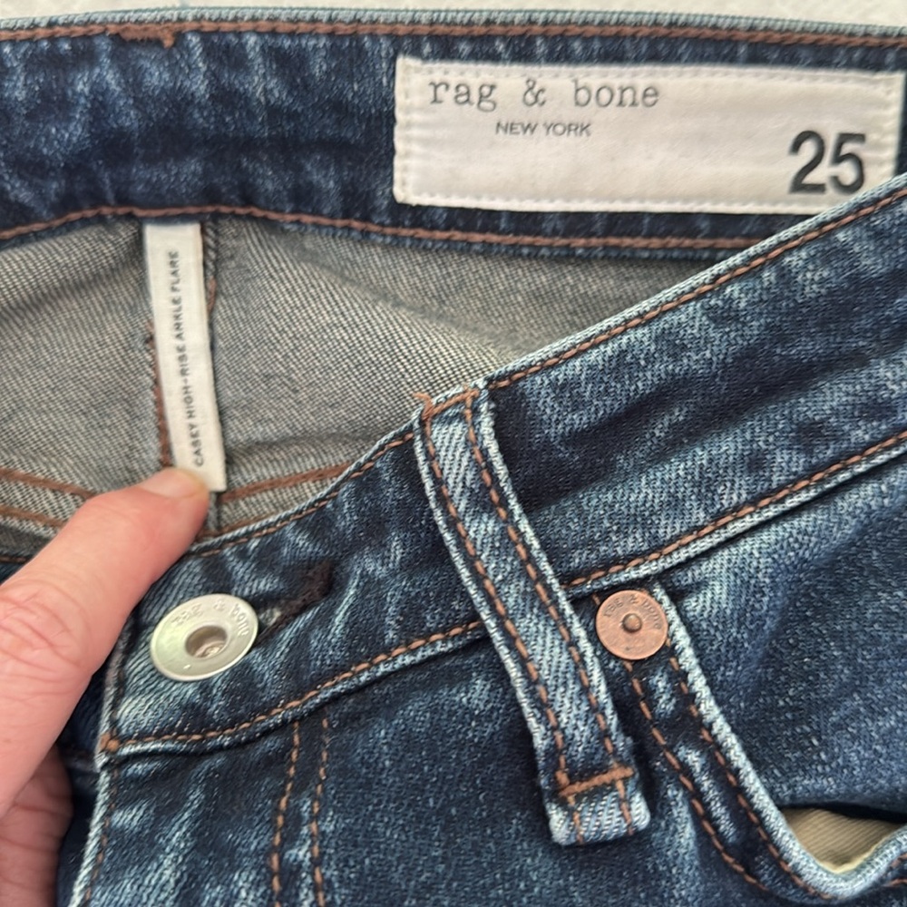 Rag & Bone Casey High Rise Ankle Flare - Picture 3 of 6